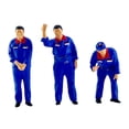 thumbnail image 3 of HILABEE 3 Pcs 1/64 Figurines Miniatures de Personnes de Station-Service Cadeau pour Table de Sable Bleu, 3 of 9