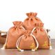 thumbnail image 1 of Bolsa de lino y algodón, bolsa pequeña para tazas, bolsa para guardar joyas, bolsa con cordón, bolsa de brocado hecha a mano, bolsa para jugar, bolsa con cuentas y plato, 1 of 4