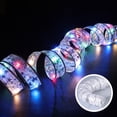 thumbnail image 4 of Wosthever Luces de cinta navideñas confiables para impresionantes decoraciones para árboles Decoraciones navideñas para árboles Kits de decoración para fiestas tinte plateado 2 metros 20 luces, 4 of 6