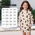 thumbnail image 7 of Xoenoiee Dachshund Paw Heart Print Long Hoodies Oversized Kids Trendy Graphic Long Pullover Dresses Sweatshirt for Teen Girls Spring Fall Casual Tops Sports Shirt with Pocket, Size 7-8 Years, 7 of 7