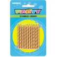 thumbnail image 1 of Spiral Birthday Candles Gold 10Pcs, 1 of 1