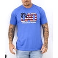 thumbnail image 2 of Patriotic Flag Dad Shirt for Men Funny Man Myth Legend T-Shirt for Dad Heather Blue Shirt Adult Medium, 2 of 5