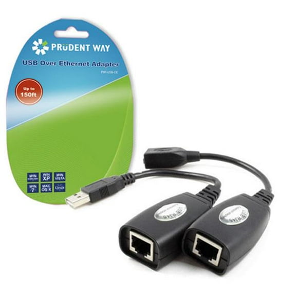 Prudent Way USB PWI--OE 150 Ft. Adaptateur USB sur Ethernet