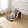 thumbnail image 3 of THE LICKER STORE Kona 27" Modern Cardboard Double-Sided Wave Cat Scratcher with Catnip, Pattern Party, CSR1013D, 3 of 7