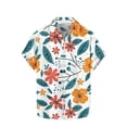 thumbnail image 1 of Birdeem Chemises pour Hommes Chemise Imprimée à Manches Courtes Col Rabattu, 1 of 12