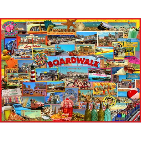 UPC: 0709786067862 | Willow Creek Press Boardwalk Memories 1000-Piece Puzzle