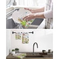 thumbnail image 5 of Easter Kitchen Dish Towels for Drying Dishes Set of 2, Spring Sheep Bunny Duck Plants Wooden Grain Waffle Weave Microfiber Hand Tea Bathroom Towels Quick Dry & Absorbent Towel 12x12, 5 of 7