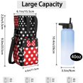 thumbnail image 3 of Insulated Water Bottle Carrier Bag Sleeve with Strap Crossbody for 20/24/32/40oz Tumbler,Water Bottle Holder Sling Bag with Pocket Gifts for Women Men Adults, 3 of 7
