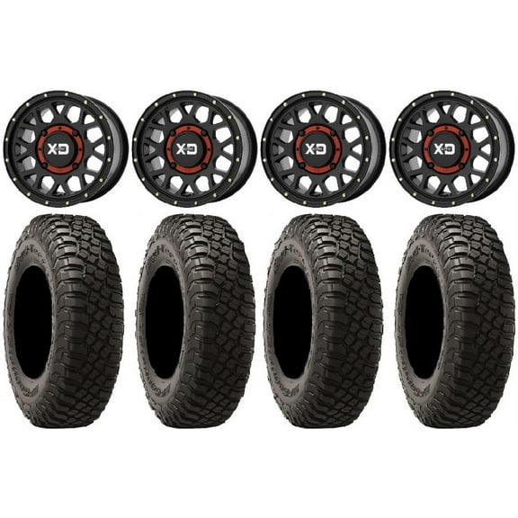 KS135 Grenade 14" Wheels 32" BFG KM3 Tires Polaris RZR XP 1000 / PRO XP / Ranger XP 900/1000