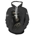 thumbnail image 4 of 2025 New Halloween Skull Men's Pullover 3D Printing Couple Sweater Loose Sports Hooded Halloween, 4 of 5
