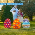 thumbnail image 4 of Fun Express 4 Pieces Large Plastic Easter Eggs for Yard, Party Décor, 4 of 8