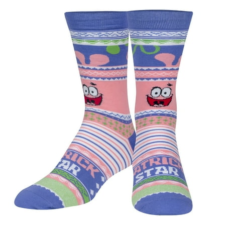 

Odd Sox Patrick Star Fun Print Novelty Crew Socks for Men & Women