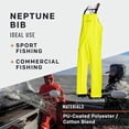 thumbnail image 4 of Grundens Mens Neptune 509 Hi Vis Yellow Commercial Fishing Bib Pants 10075-730, 4 of 6