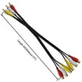 thumbnail image 2 of Cable repartidor audio vídeo 3 RCA macho versus 6 RCA hembra - Adaptador AV compuesto para TV, DVD, decodificador, etc. - 0,3 m., 2 of 4