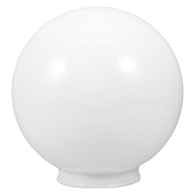 Pantalla acrílica de repuesto, cubiertas de luz de globo para lámpara de exterior, accesorio de pantalla redonda de acrílico blanco, globos de repuesto
