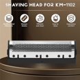 thumbnail image 4 of 1Set Clipper Blade compatible Km-1102 Clipper Electric Shaver Parts Net Silver_Perfect Gift, 4 of 5