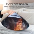 thumbnail image 7 of Coolnut Ice Fire Baseball Satin Pillowcase for Hair and Skin Silk Pillowcase Soft Sleeping Pillow Covers Smooth Cooling Pillowcase with Envelope Closure Size Standard 20x26 in Home Decor Gifts, 7 of 7