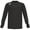 Black, variant on New Balance Youth Tech Long Sleeve Baseball T-Shirt Black XL