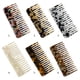 thumbnail image 4 of Korean Style Wide Large Tooth Pocket Hair Comb Cellulose Acetate Detangling Hairbrush Tortoise for Shell Portable Anti-static Hairdressing Tools, 4 of 4