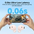 thumbnail image 6 of Edifier X1 Lite True Wireless Earbuds, Bluetooth 5.4 Earphones with 26 Hours Playtime - Pink, 6 of 7