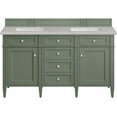 thumbnail image 6 of James Martin Vanities 650-V60d-3Esr Brittany 60" Double Basin Poplar Wood Vanity Set -, 6 of 7