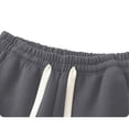 thumbnail image 7 of TaTaai Men’s Sweatpants for Men Solid Color Straight Leg Side Layered Casual Jogging Pants for Sports Daily Gift, 7 of 7