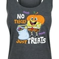 thumbnail image 3 of SpongeBob SquarePants - No Tricks Just Treats - Women's Racerback Tank Top, 3 of 6