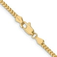 thumbnail image 4 of Auriga 14k Yellow Gold 2.5mm Franco Chain Necklace 20inch for Women, 4 of 6