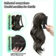 thumbnail image 5 of Pony Tail Hair piece, Curly Synthetic Short Wavy Ponytail, Sweet Natural UK 9CY9, 5 of 6
