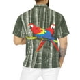 thumbnail image 2 of HAPPY BAY Men's Hawaiian Shirts Short Sleeve Button Down Shirt Men's Casual Shirts Holiday Tropical Beach Summer Party Shirts for Men Funny 4XL Bamboos, Grey, 2 of 5