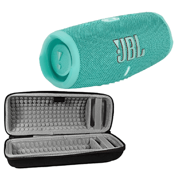 JBL Charge 5 Portable Waterproof Bluetooth Speaker plus B2C Hardshell