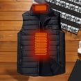 thumbnail image 3 of Heated Vests for Kids Girls Boys with 2 Heating Zones Intelligent Constant Temperature Sleeveless Jacket for Hiking Skiing New Lightweight Jacket Girls Black 15 Years, 3 of 9