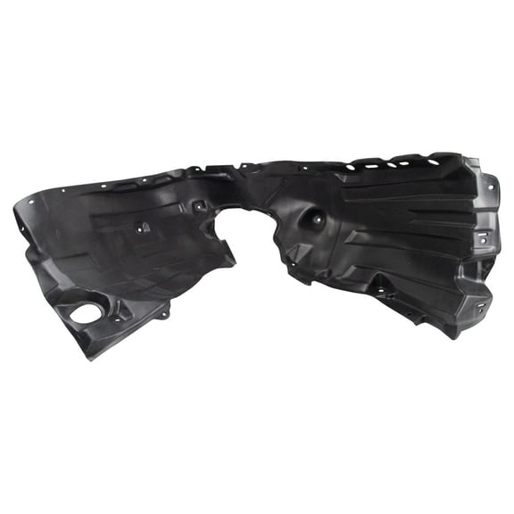 TRQ Front Right Inner Fender Liner Black Passenger Side Fits Select 2019-2022 Lexus ES300h 2019-2021 ES350 LX1249141 LX1249143