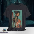 thumbnail image 3 of Tattooed Samurai Girl T-Shirt – Cyberpunk Anime Badass Katana Fighter Tee, 3 of 5