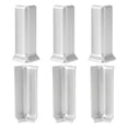thumbnail image 2 of SPRING Blocs d'Angle pour Base de 10cm de Hauteur, Garniture d'Angle de Base Murale, Argent, 2 of 5