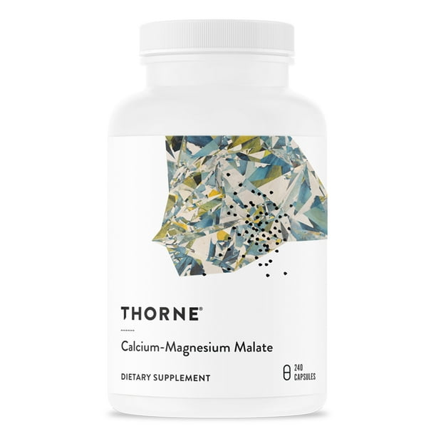 Thorne CalciumMagnesium Malate GlutenFree Supplement with Magnesium & Calcium Supports Bone