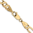 thumbnail image 3 of 14K Yellow Gold 5.5mm Concave Open Figaro Chain (28 X 5.5) Made In South Africa lfg140-28, 3 of 5