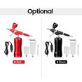 thumbnail image 2 of Kit de aerógrafo portátil 0.3 mm 7 cc Aerógrafo de alimentación por gravedad con compresor Meterk Aerógrafo, 2 of 7