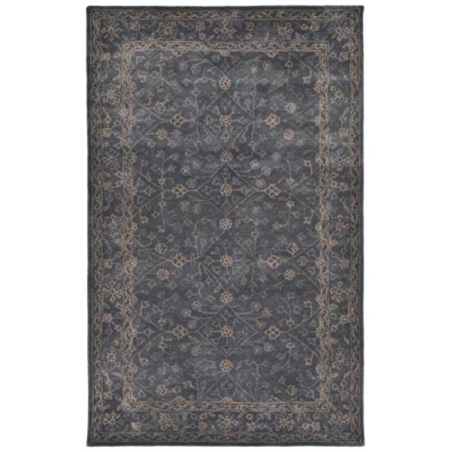 Trans-Ocean Imports GOA58826247 Goa Amrita Charcoal 8 x 10 ft.