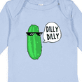 thumbnail image 4 of Inktastic Dilly Dilly Chill Dill Boys or Girls Long Sleeve Baby Bodysuit, 4 of 5
