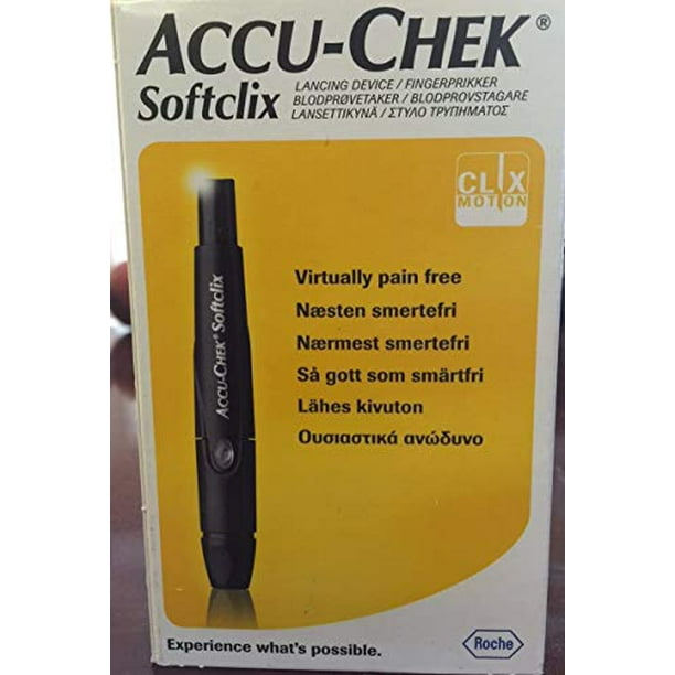 AccuChek Softclix Lancing Device with 25 Lancets