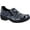 Navy/Silver Streak Patent Leather, variant on Easy Works by Easy Street Bind Women's Slip Resistant Clog Work Shoe