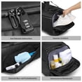 thumbnail image 3 of Mochila deportiva unisex negra de 35 l con compartimento para zapatos y sección húmeda, ideal para entrenamiento, gimnasio y aventuras al aire libre, 3 of 5
