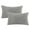 Gray1, variant on AQITTI Soft Corduroy Striped Velvet Rectangle Decorative Throw Pillowcase Cusion for Couch 12(No Padding)