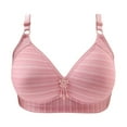 thumbnail image 2 of Sokhug Women's Plus Size Bra,Casual Lace Shaping Cup Plus Size Extra-Elastic Wirefree Underwear, 2 of 3