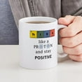 thumbnail image 4 of CafePress - Think Like A Proton. Physics And Chemistry Shirts - 11 oz Ceramic Mug - Novelty Coffee Tea Cup, 4 of 4