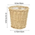 thumbnail image 3 of Cadancy Woven Storage Basket Planter Set Rattan Wicker Pot Cover for Indoor Outdoor Plants Succulents Flowers Home Organization Decorative Container, 3 of 6