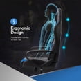 thumbnail image 5 of Gaming Chair Office Chair High Back Racing Computer Chair Task PU Desk Chair Ergonomic Swivel Rolling Chair with Lumbar Support for Home Office, 5 of 7