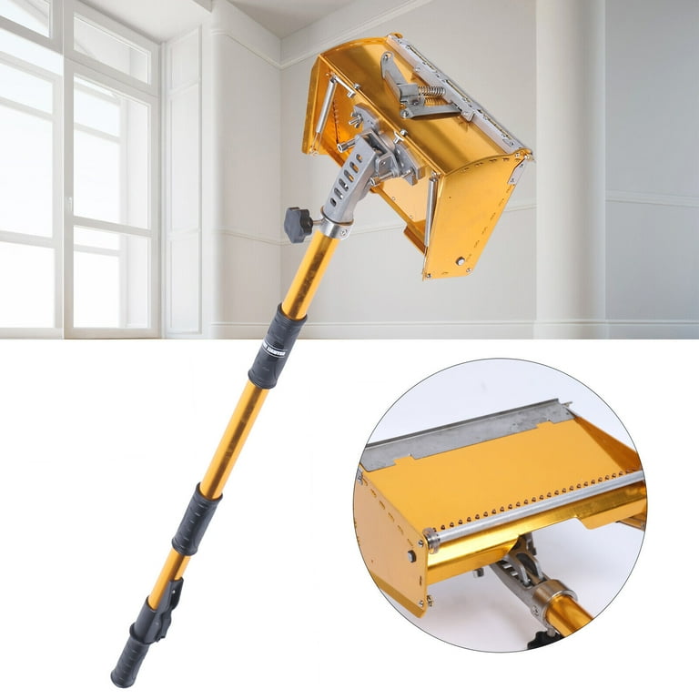 ZhdnBhnos 9.8 Professional Drywall Flat Box Aluminum Alloy Flat