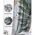 thumbnail image 3 of Coastal Conch Blackout Curtains for Bedroom Living Room Darkening Curtains 90 Inch Beach Nautical Summer Vintage Botanical Black Out Window Curtain Privacy Window Treatment Grommet Drapes 52"x90"x2, 3 of 9